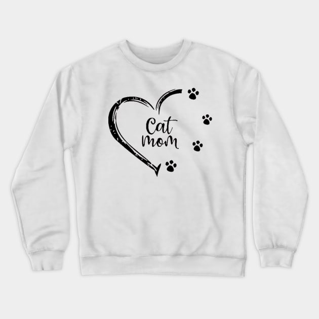 Cat Mom, Cat Lover , Gift For Mom, Fur Mama Gift, Mother's Day Gift, Cat Names Crewneck Sweatshirt by creativitythings 